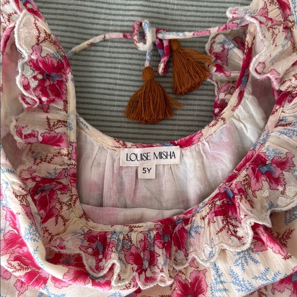 Louise misha - blouse zelie - Floral Ruffle Kids Top - 5y - Picture 2 of 7
